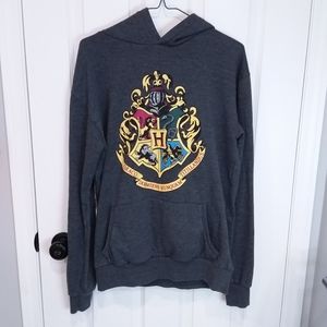 Harry Potter Men's Hoodie Size Small Hogwarts Symbol pre-owned